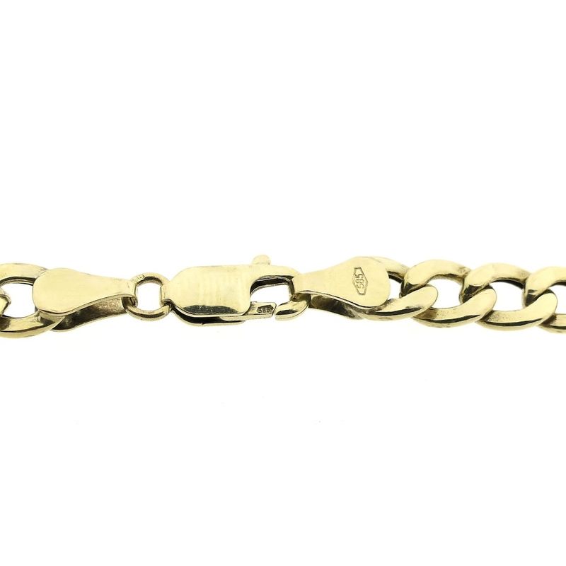 Image 4 of Gold robust gourmet link chain