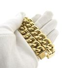 Image 8 of Gold gourmet link bracelet