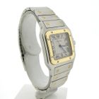 Image 3 of Cartier Santos Galbee; 18k. gold/steel watch