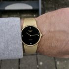 Image 25 of Longines Wittnauer Classic 'Onyx & Diamonds'; 18k gold watch