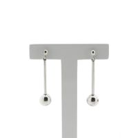 Silver earrings with pendants