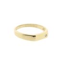 Image 5 of Gold Jeunesse pinky ring with diamond; 0.015 ct.