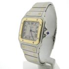 Image 2 of Cartier Santos Galbee; 18k. gold/steel watch