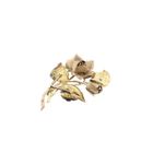 Image 2 of Two-tone gold rose brooch