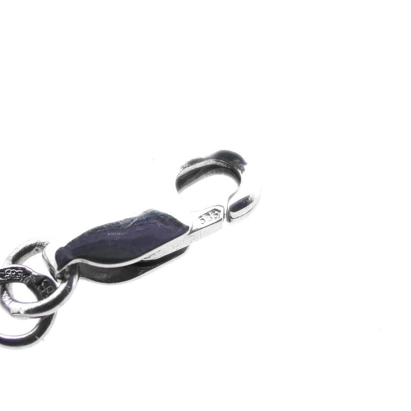 Image 5 of White gold snake link chain | 47 cm