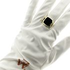 Image 6 of Gold signet ring with brown carnelian