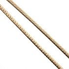 Image 9 of Two-tone gourmet link necklace with diamond pendant; 0.21 ct. | 41.5 cm