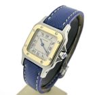 Image 2 of Cartier Santos Galbee; Gold/steel ladies watch