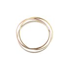 Image 5 of 14 Karat Tricolor Gold Ring; Size 16.5