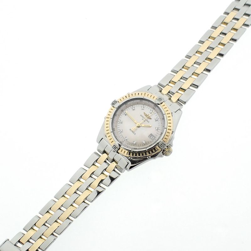 Image 5 of Breitling Wings 'Mother of Pearl'; Women's watch with diamonds