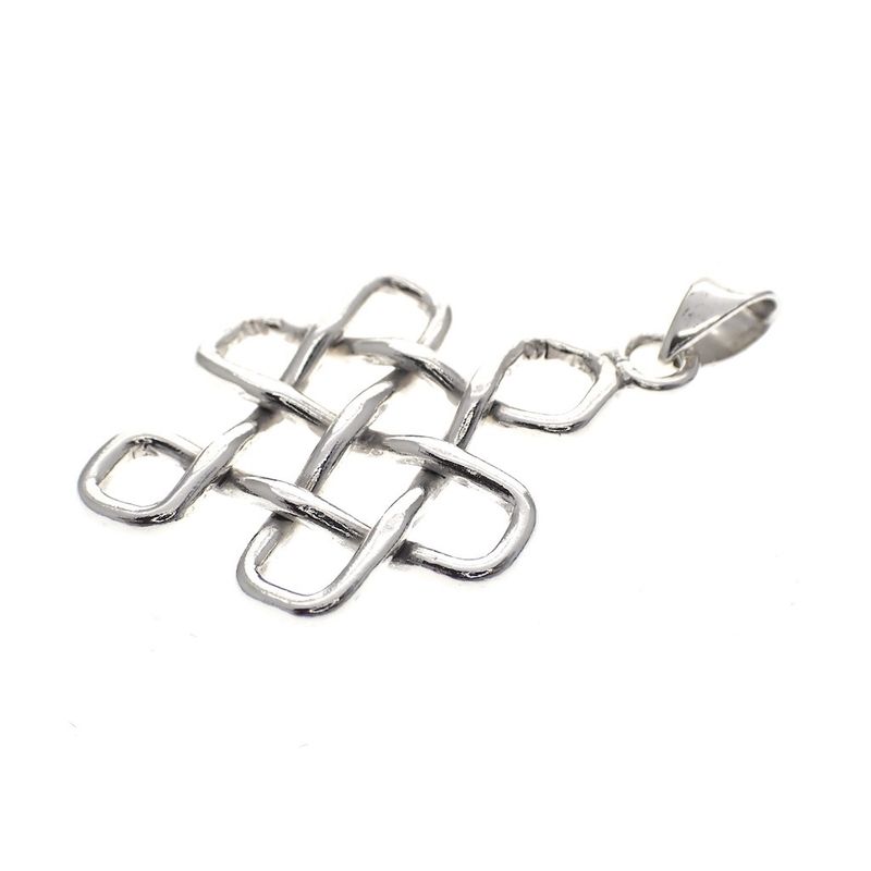 Image 3 of Silver knot pendant