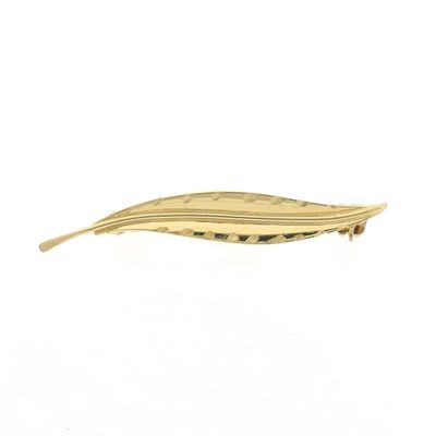 Image 1 of Gold feather brooch