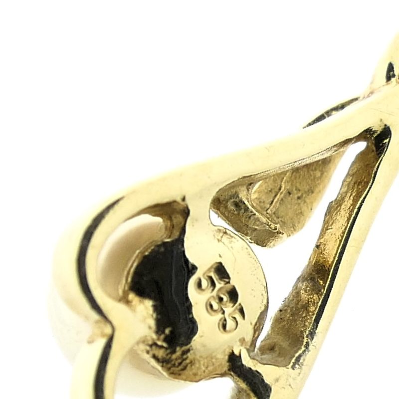 Image 4 of Gold pendant with pearl