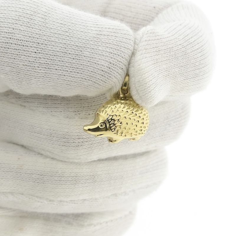 Image 11 of Golden hedgehog pendant