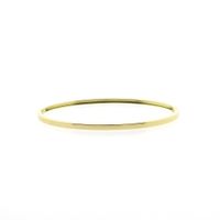 Gold thin slave bracelet | Ø 62mm