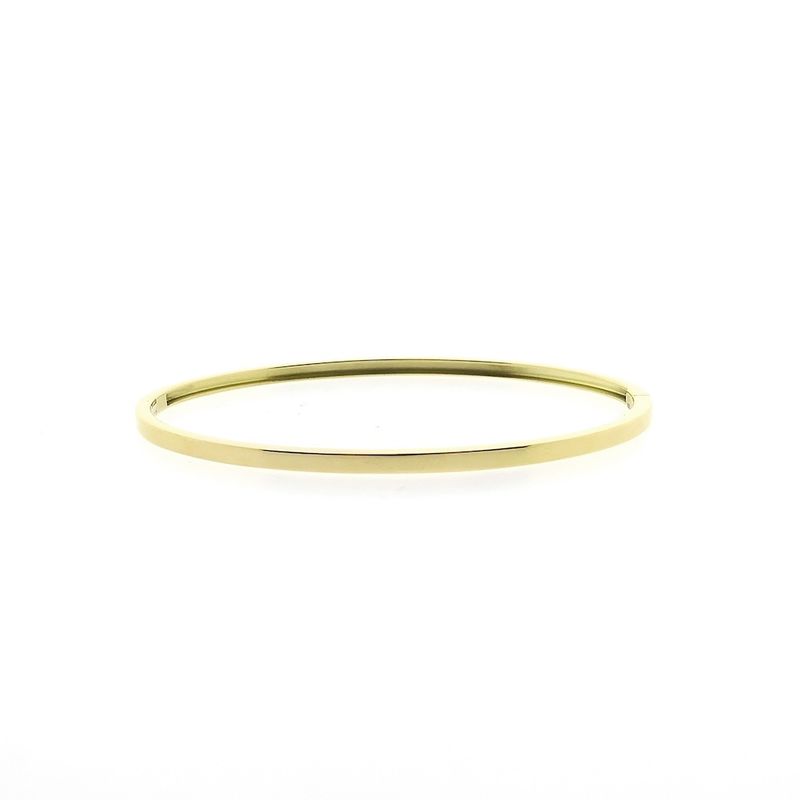 Image 1 of Gold thin slave bracelet | Ø 62mm