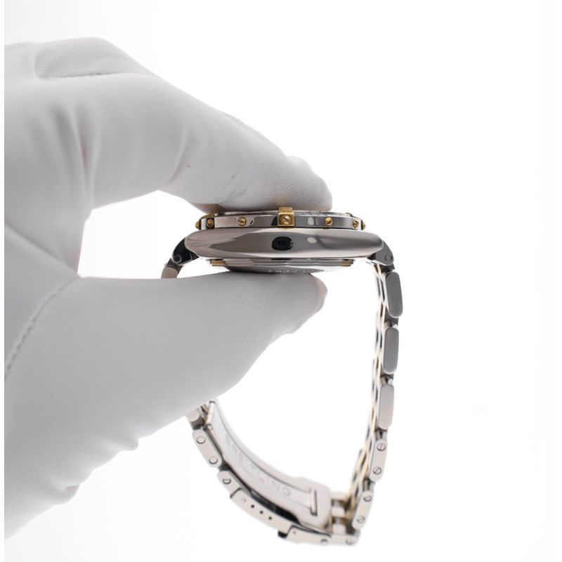 Image 7 of Breitling Chronomat Chronograph 'Mother of Pearl' B13352; Automatic Men's Watch