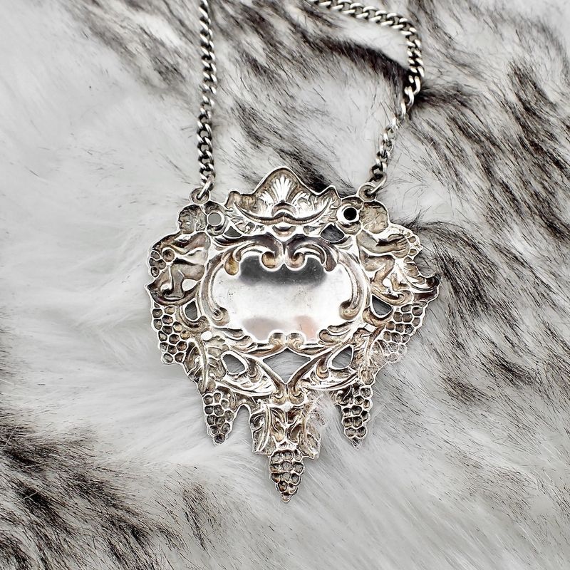 Image 7 of Silver bottle pendant for whisky | Vintage