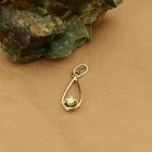 Image 2 of Gold subtle pendant with Fancy Yellow diamond | 0.15 ct.