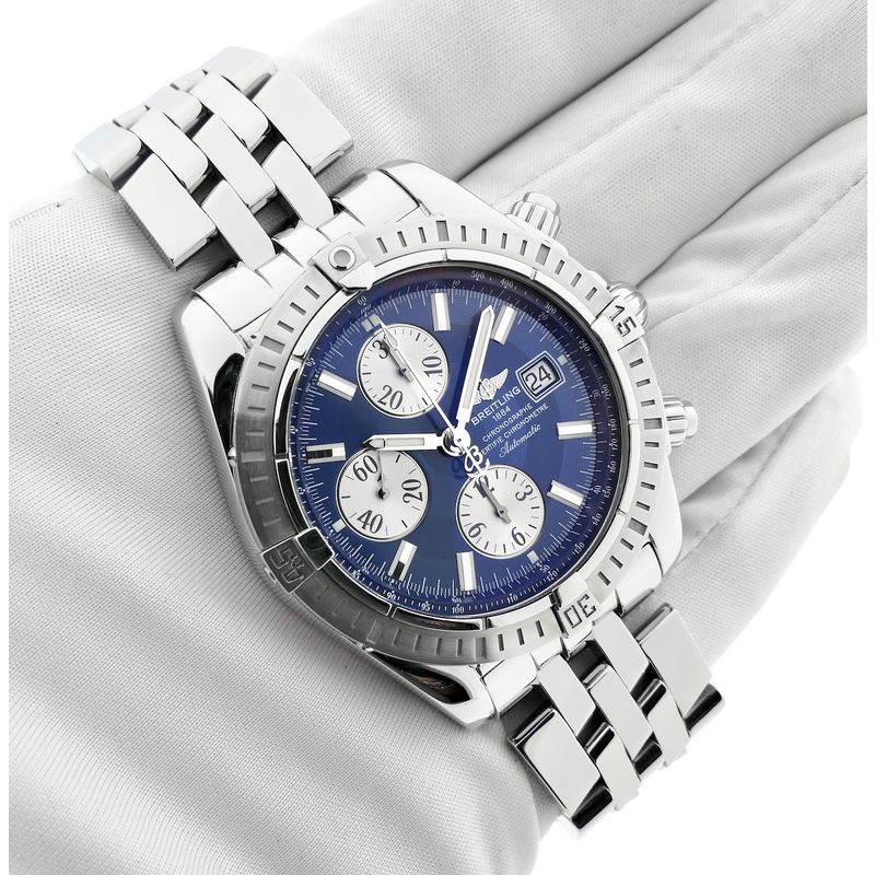 Image 9 of Breitling Chronomat Evolution A13356; Chronograph men's watch