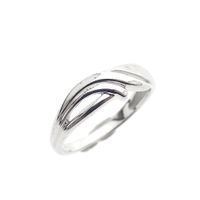 Silver ring with fantasy design
