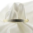 Image 5 of Gold slave bracelet with pattern; Size M