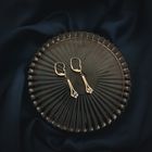 Image 2 of White gold stud earrings with diamond | 0.08 ct.