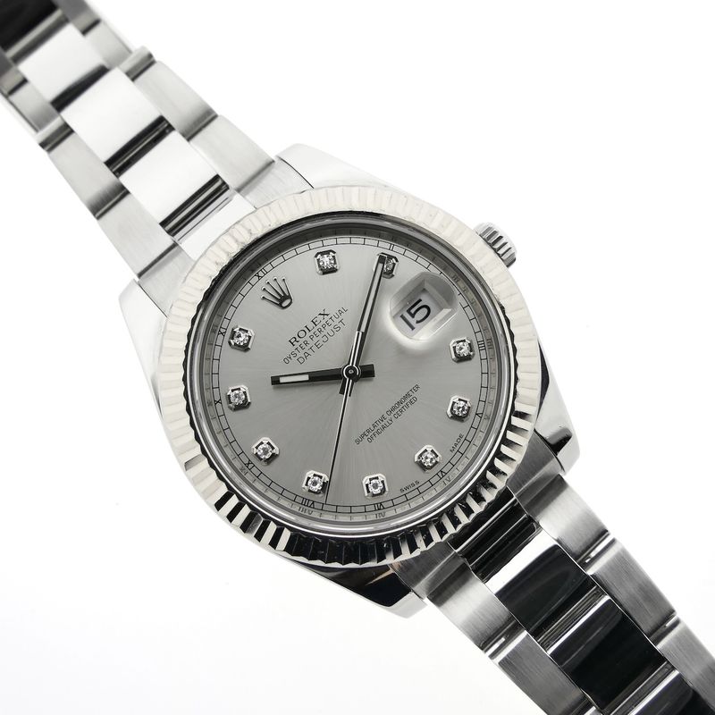 Image 7 of Rolex Datejust II 41mm 'Diamond Dial' 116334; Automatic men's watch