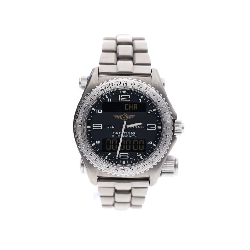 Image 1 of Breitling Emergency E56121.1; Titanium Watch with SOS Transmitter
