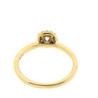 Image 6 of 18 carat gold ring with diamond | 0.325 ct.