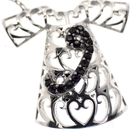 Image 2 of Silver necklace with zirconia