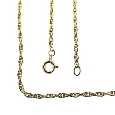 Gold Singapore link chain Image 1 of Gold Singapore link chain