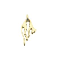 Gold panther pendant