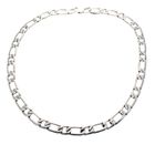Image 6 of Silver wide gourmet link necklace | 51 cm
