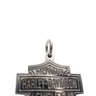 Image 3 of White gold Harley Davidson necklace pendant