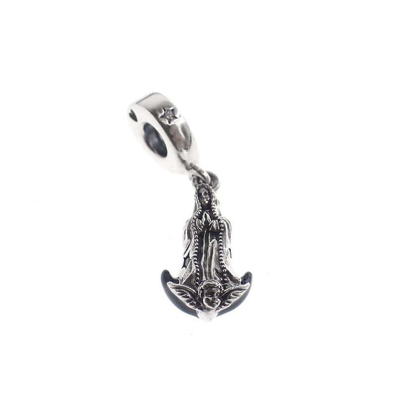 Image 1 of Pandora charm pendant; Silver; Fantasy