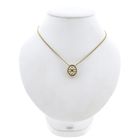 Afbeelding 4 van Vintage gouden schuifhanger met organisch patroon