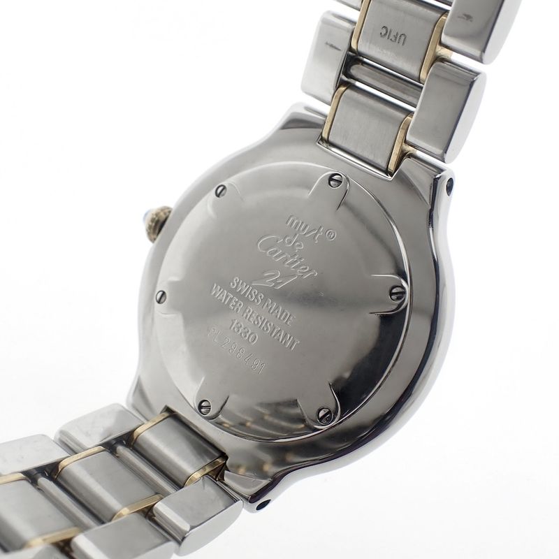 Image 13 of Cartier Must 21; Goud/stalen dames horloge