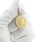 Image 5 of Gold pendant of a gold fiver; Queen Wilhelmina 1912