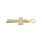 Image 9 of Gold Cross Pendant with Zirconia