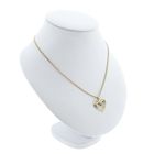 Image 4 of 10K Double Heart Pendant with Diamond | 0.08 ct.