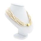 Image 2 of Pearl necklace with gold clasp
