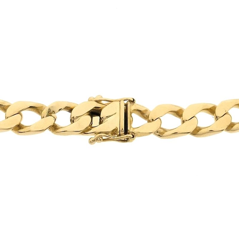 Image 4 of Solid gold gourmet link bracelet | 23.5 cm