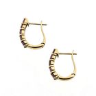 Image 3 of 9 carat stud earrings with pink tourmaline