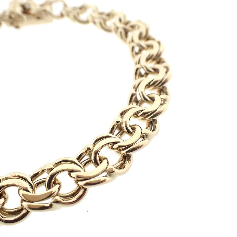 Image 2 of Golden Prince of Wales link bracelet