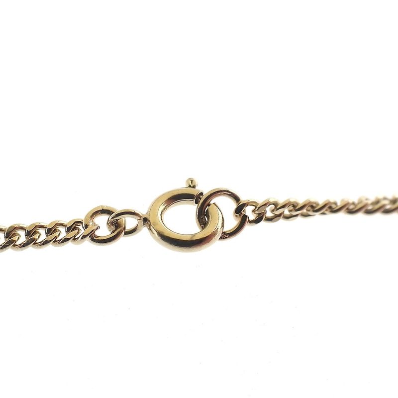 Image 5 of Gold long gourmet link necklace | 71 cm
