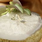 Image 17 of Silver pendant of a women's heel with zirconia