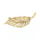 Image 6 of Gold feather brooch | Vintage