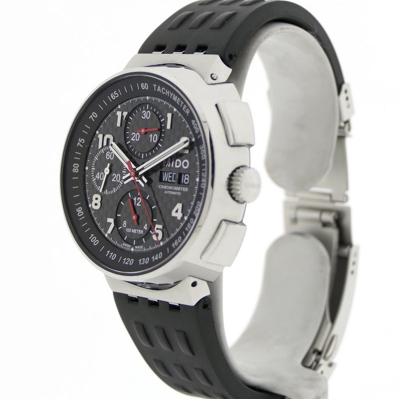 Image 2 of Mido All Dial; Chronograph men's watch with carbon dial
