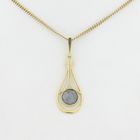 Image 5 of Vintage gold pendant with hematite